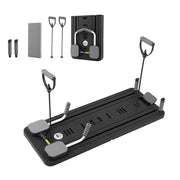 Everfit Pilates Reformer Abdominal Exercise Board Push Up Set Fitness Black