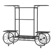 Artiss Plant Stand 6 Tier Iron 4 Wheeler
