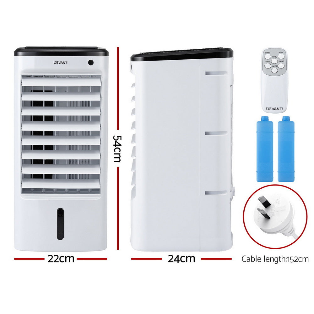 Evaporative Air Cooler Conditioner w/ Remote 4L