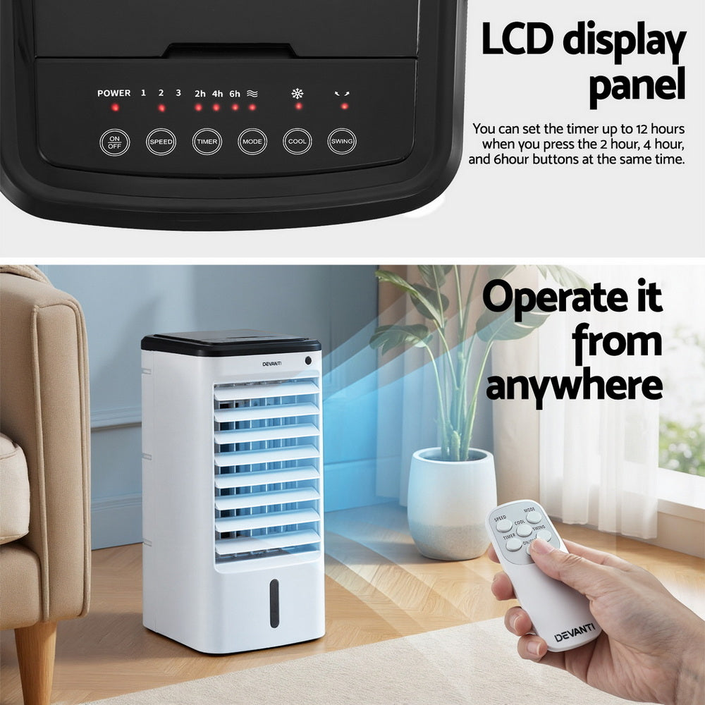 Evaporative Air Cooler Conditioner w/ Remote 4L