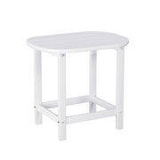 Gardeon Outdoor Coffee Side Table HDPE Desk Patio Furniture Camping Garden White