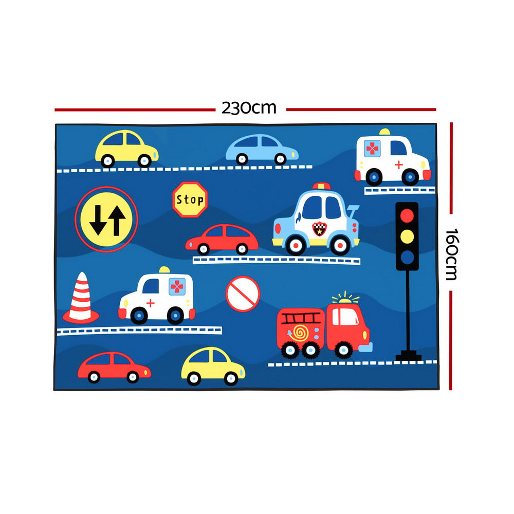 Artiss Rug 160x230cm Area Rug Washable Mat Large Carpet Soft Short Pile Kids