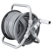 Green Fingers 20m Retractable Garden Hose Reel Heavy Duty 1/2" Hose Auto Rewind