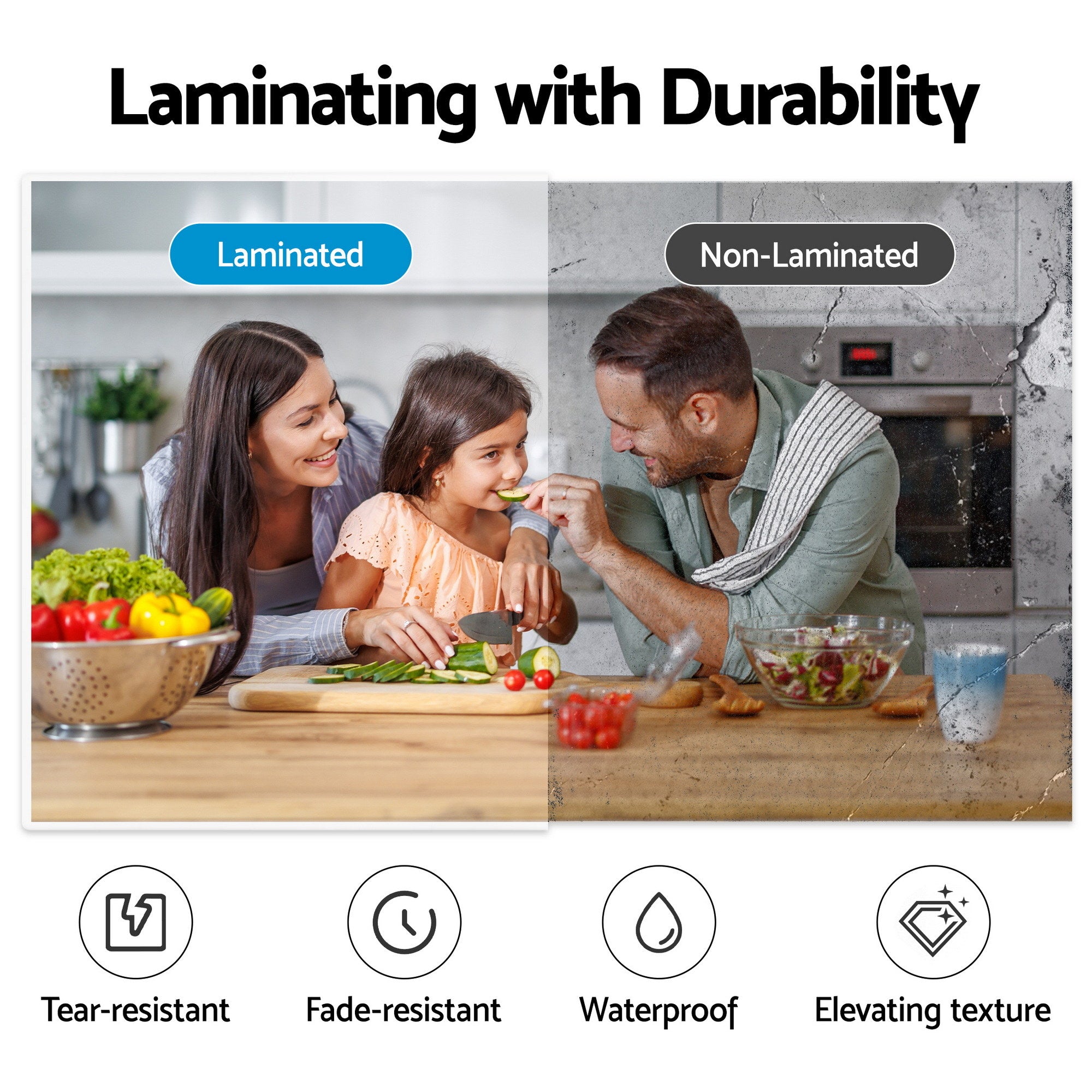 Devanti A3 Laminator Machine, Hot & Cold Thermal Fast Lamination Anti-Jam Laminator for Office School Home Document Photo Card Handmade A3 A4 A5 A6, Black