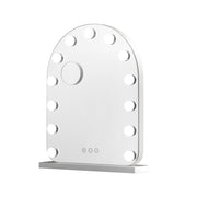 Embellir Makeup Mirror 40x50cm Dressing Vanity LED Bulb Light with 5x Magnification White Arch