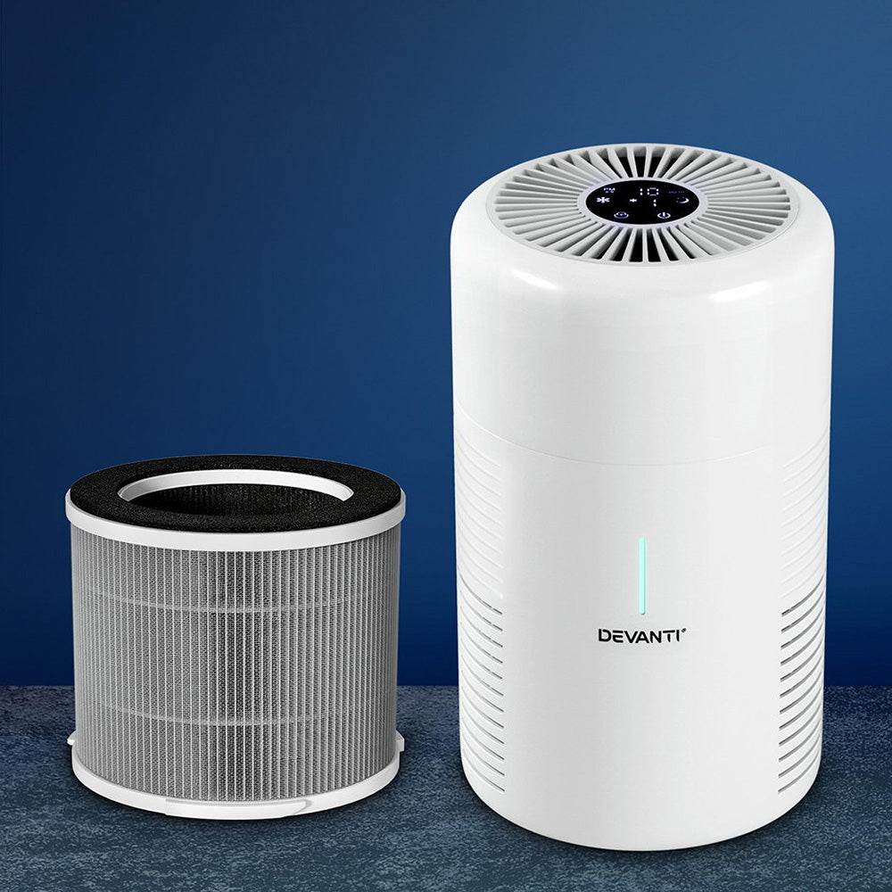 Air Purifier 3-layer HEPAh11 Filter Home Freshener Carbon PM2.5 Remover