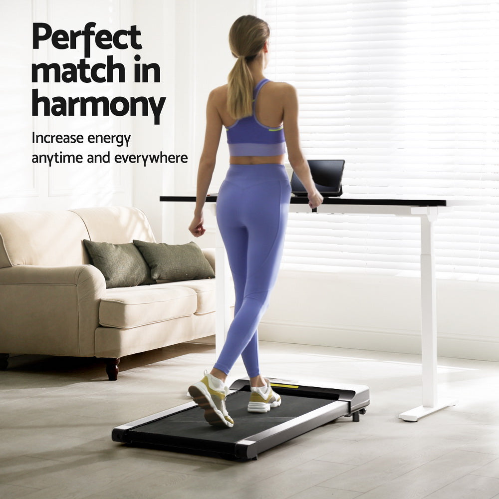 120cm Automatic Standing Desk with 400mm Electric Walking Pad