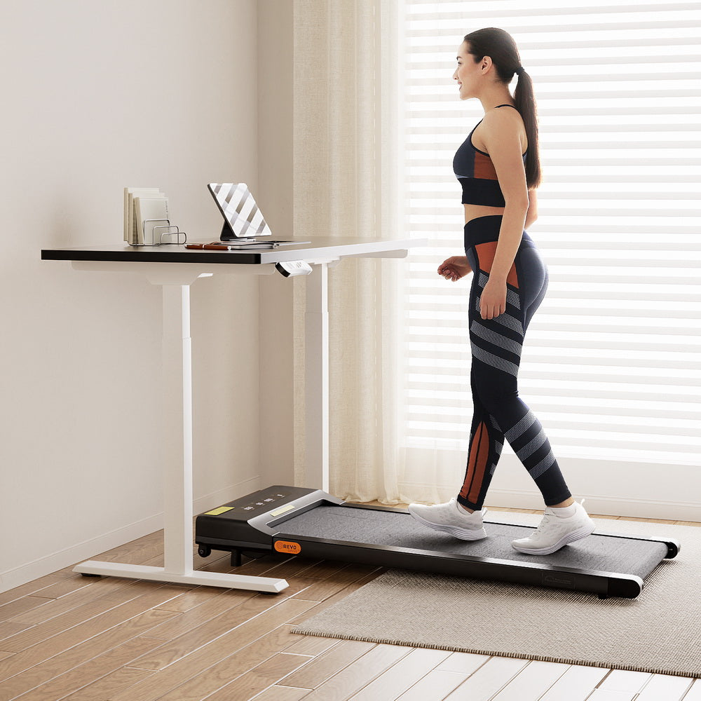 120cm Automatic Standing Desk with 400mm Electric Walking Pad
