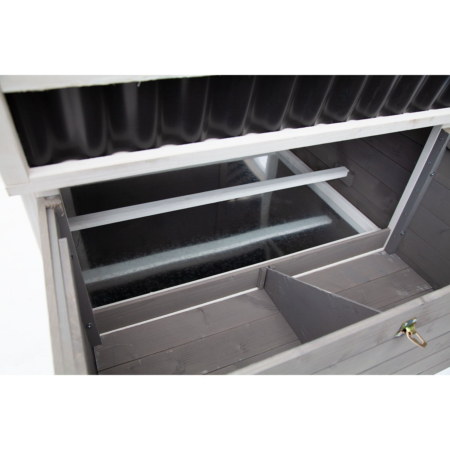 WOODEN CHICKEN RANCH CHICKEN COOP WITH RUN ON WHEEL PVC ROOF