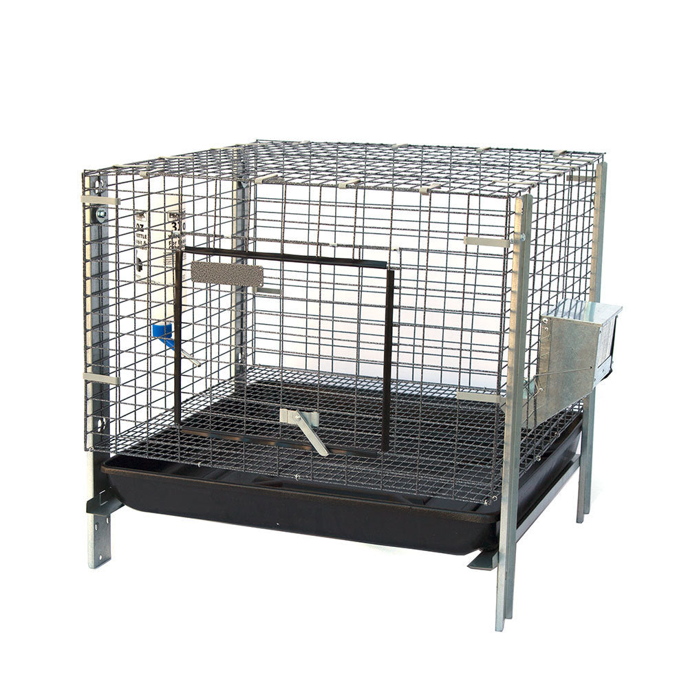 Stackable Rabbit Cage with Feeder Water Bottle