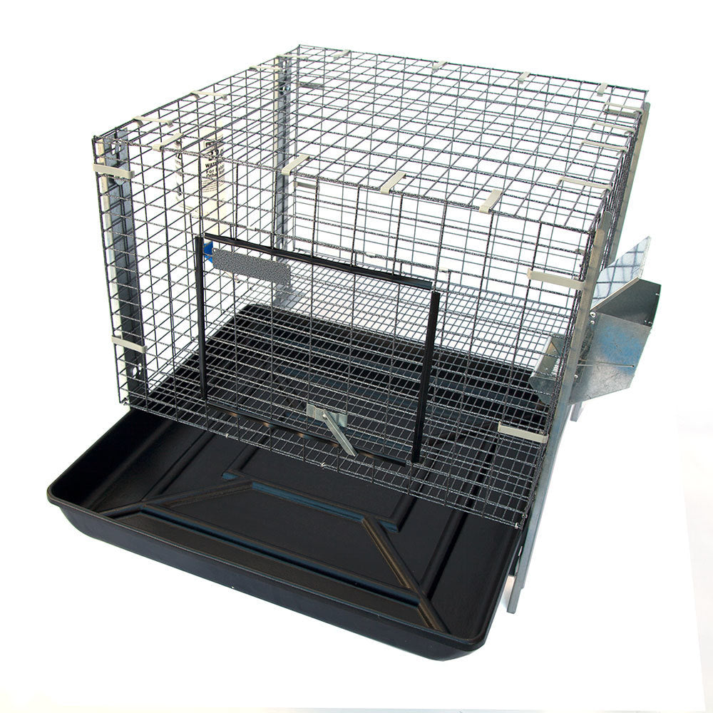 Stackable Rabbit Cage with Feeder Water Bottle