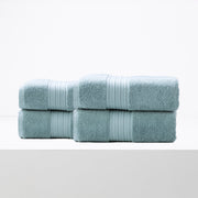 Brentwood 650 GSM Low Twist 4 Pack Gray Mist Bath Sheet by Renee Taylor