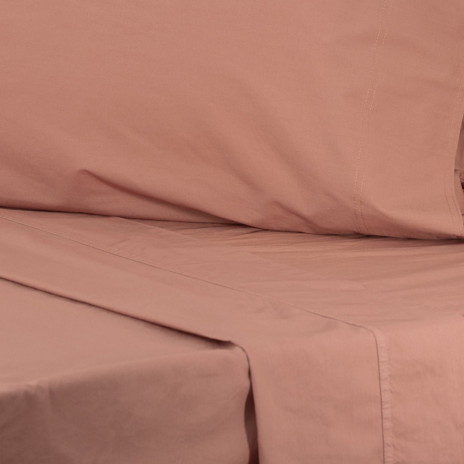 Helena Vintage Stone Washed Redwood Sheet Set by Renee Taylor King