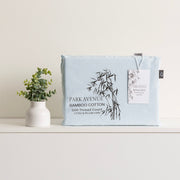 Bamboo Cotton 500 Thread Count Mid Blue Combo Set by Park Avenue Super King