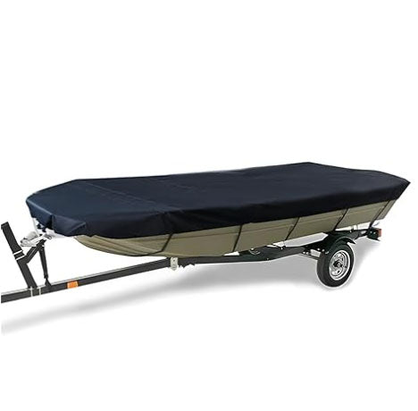 16-18FT：570cm*300cm Boat Cover Trailerable Marine Grade 210D grey