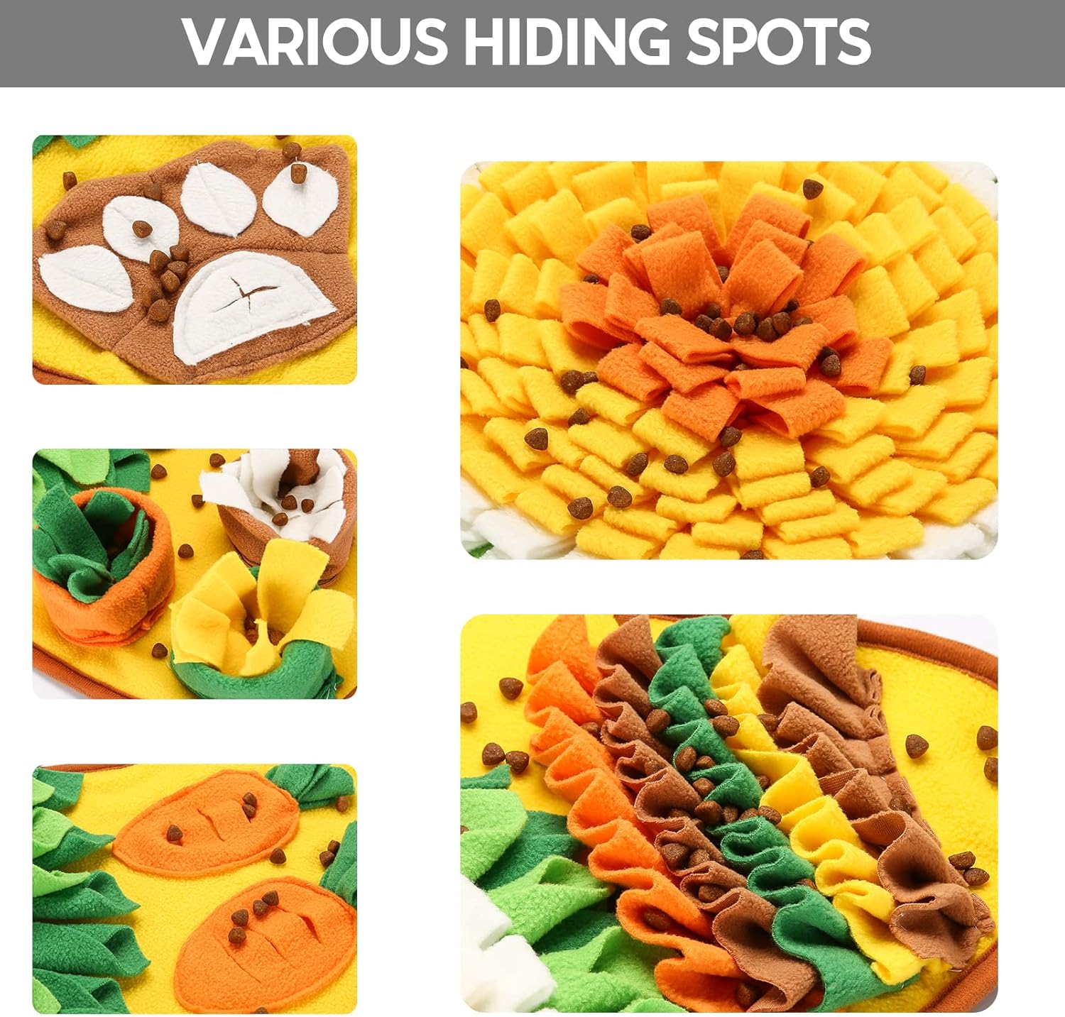 Snuffle Interactive Feeding Mat Toy for Dogs & Pets