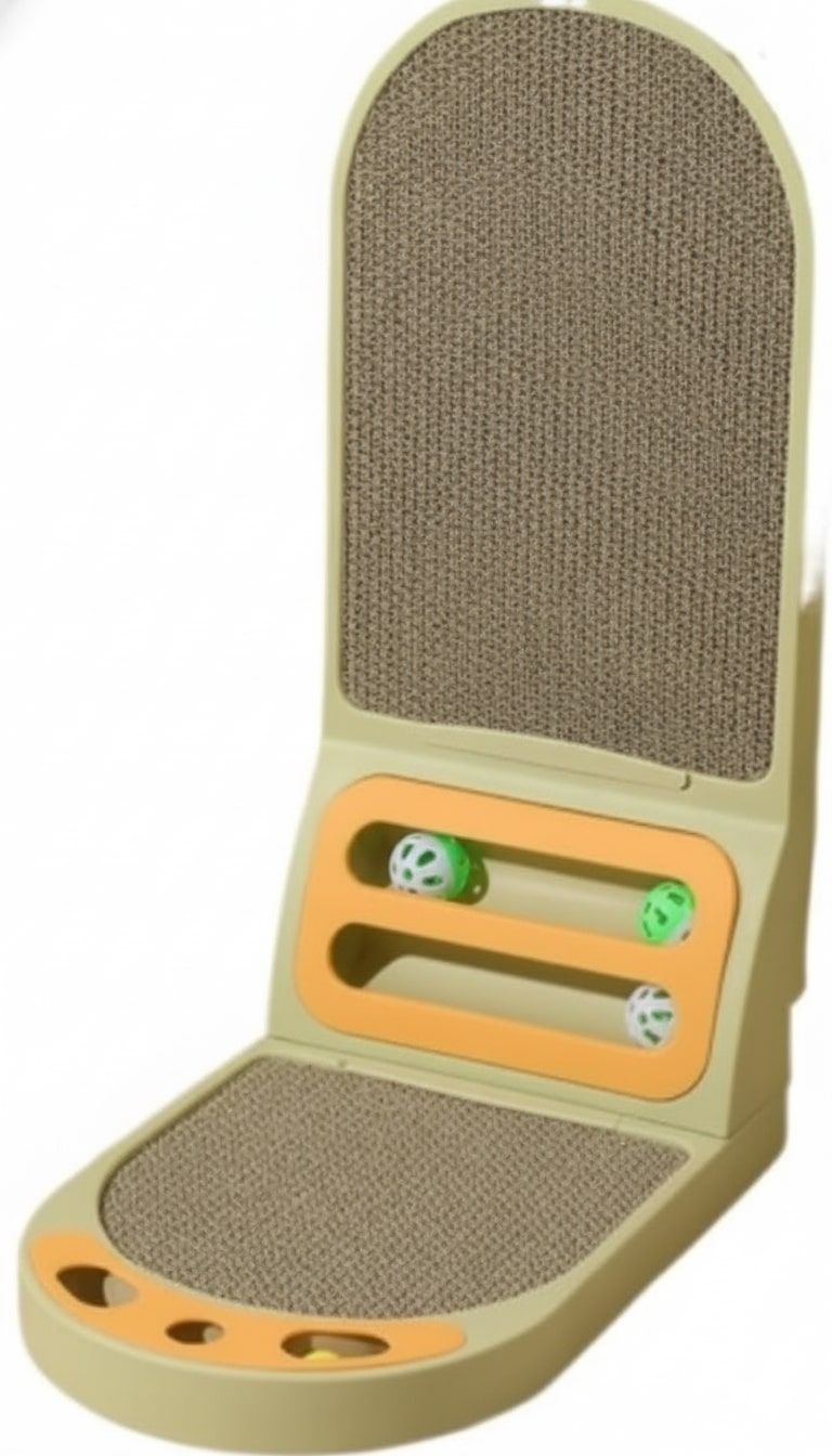 Vertical Cat Scratching Board with Durable Cardboard for Indoor Cats