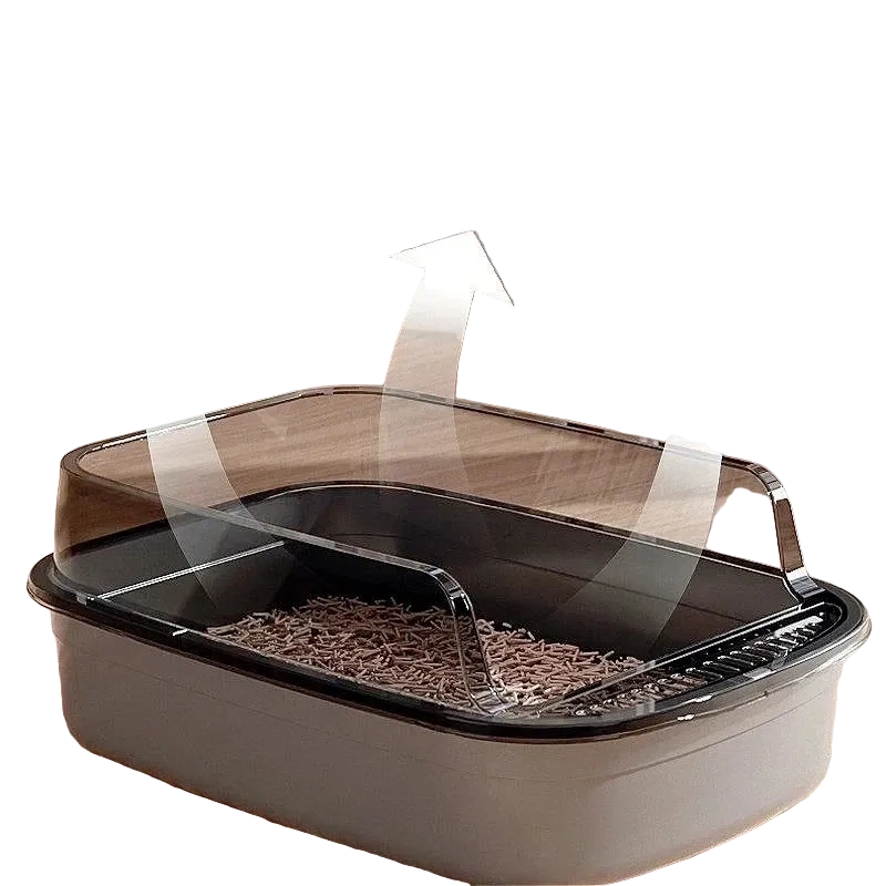 High Side Cat Litter Box with Scoop