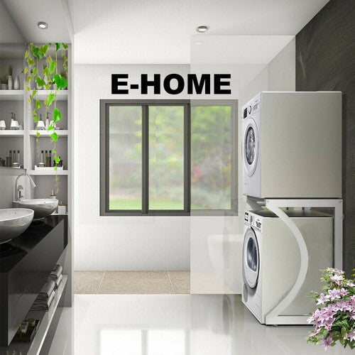 Portable Dryer Rack Heavy Duty Steel Capacity white for Washer/Dryer/Mini Fridge