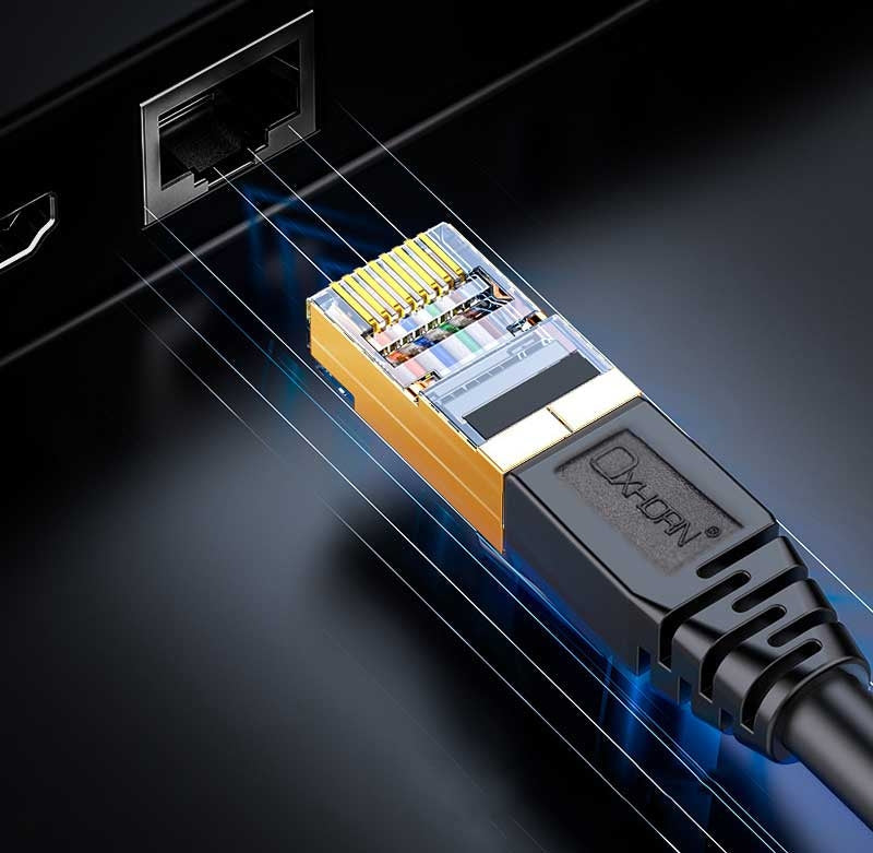 OXHORN Cat8 Ethernet Cable 1m