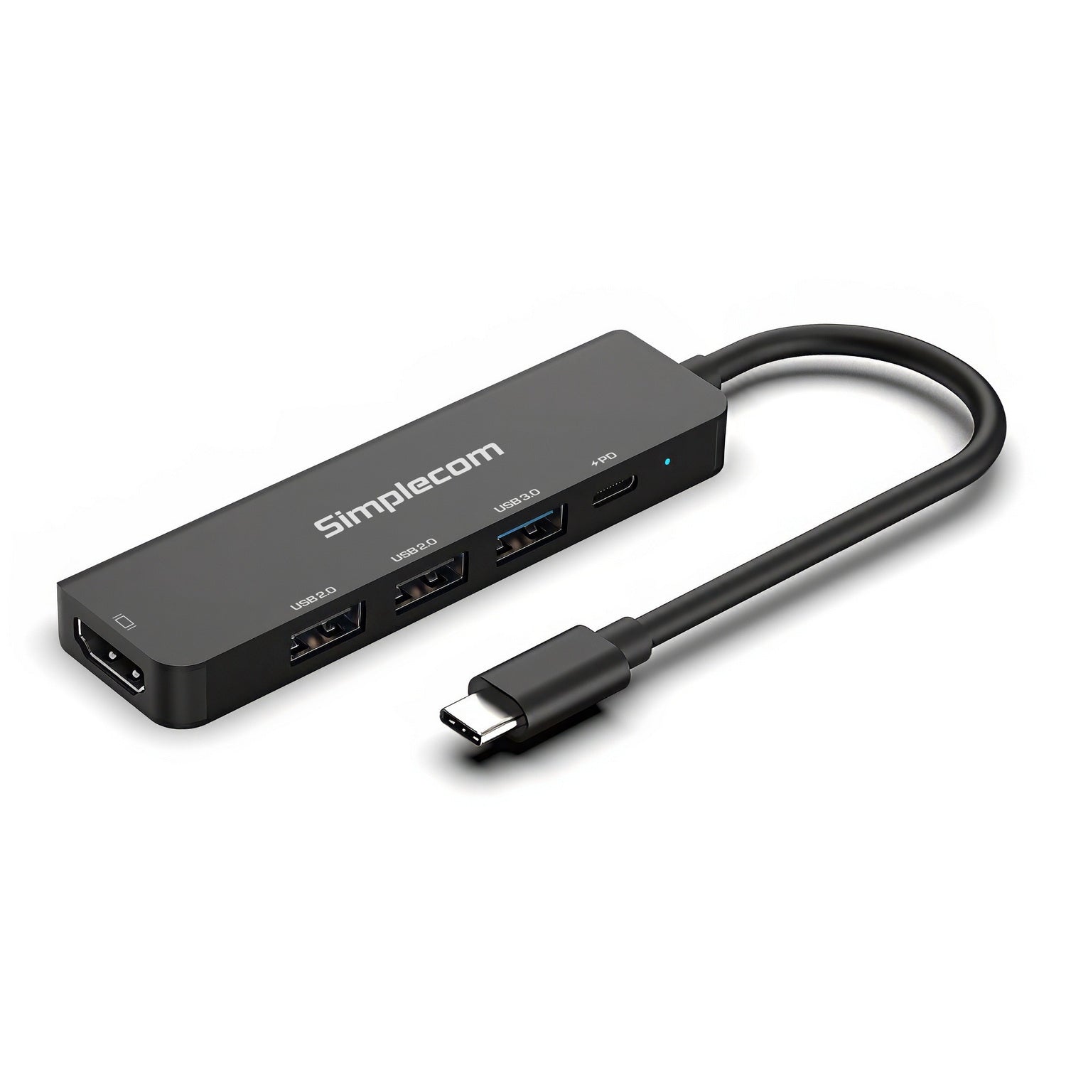 Simplecom CHT550 USB-C 5-in-1 Multiport Docking Station with USB Hub PD HDMI 2.0