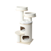 PURRING Multi-Level Sisal Barrel Cat Tower - PRO 117cm