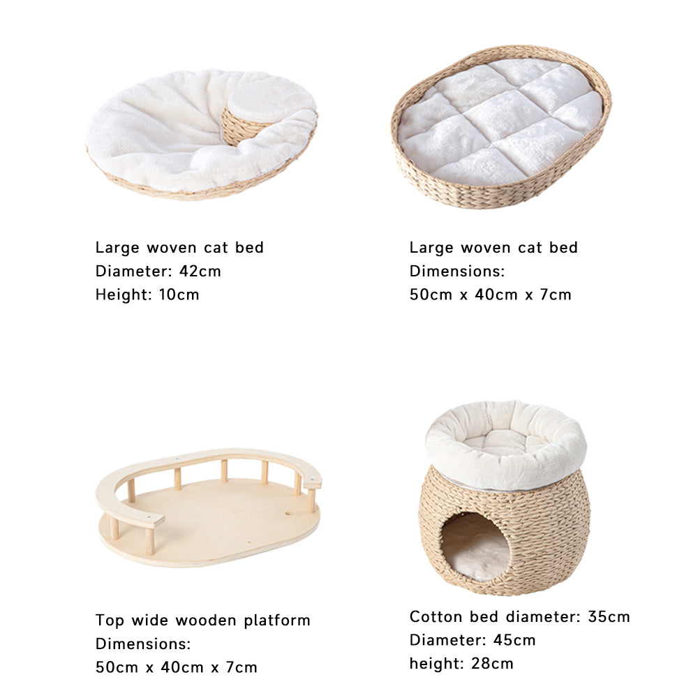 Cosy Woven Cat Perch - 141.5cm