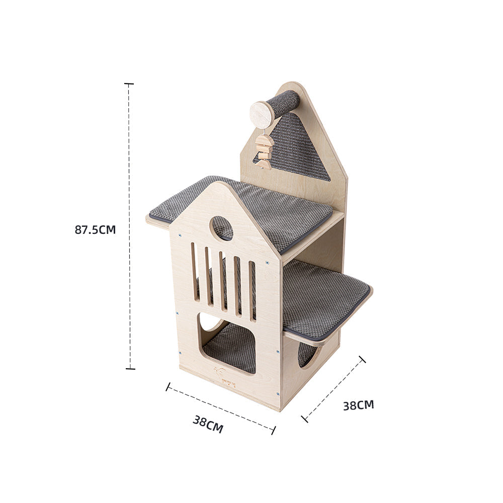 Cosy Cat Villa - 87.5cm