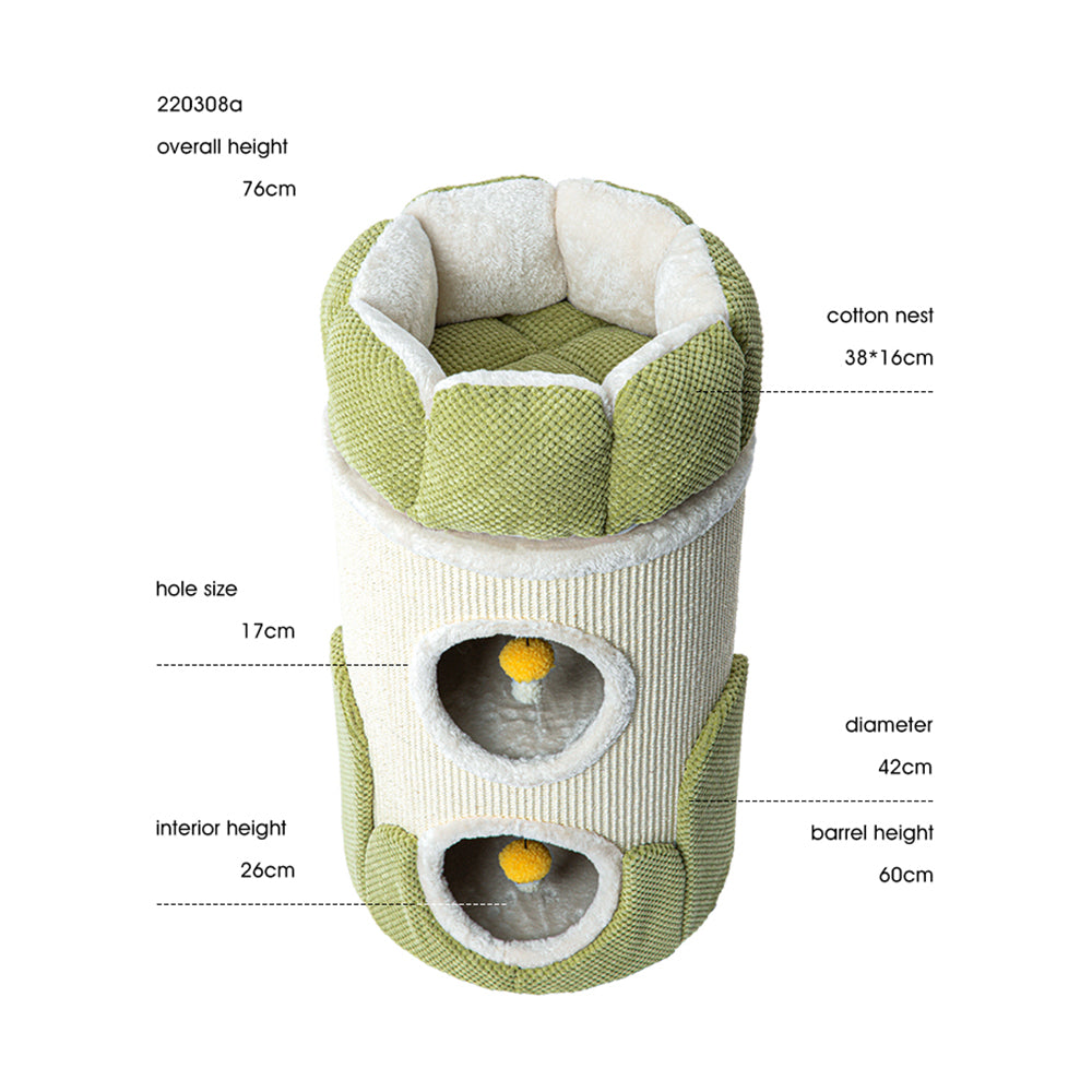 Arctic Snug Double Sisal Barrel  - 75cm