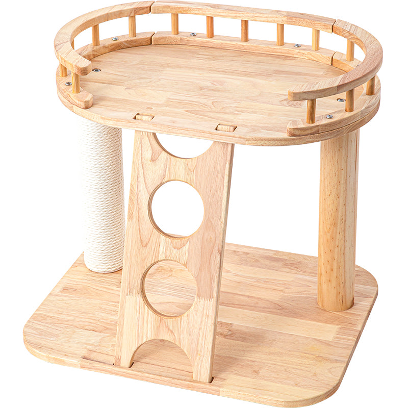 MZ Happy Steps Wooden Cat Tree - 53cm