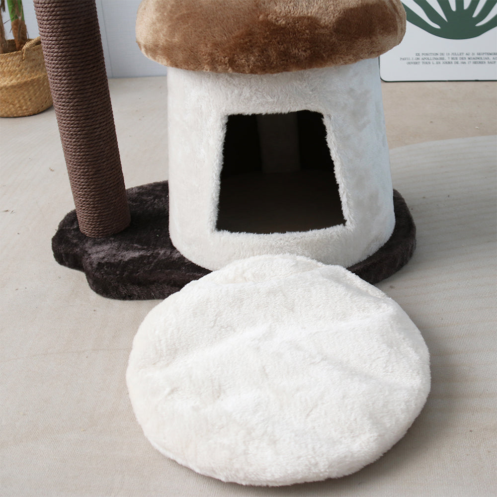 Cat House With Enchanted Flower Cat Scratching Tree