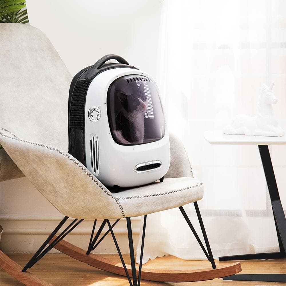 Evertravel- Cat Backpack- White