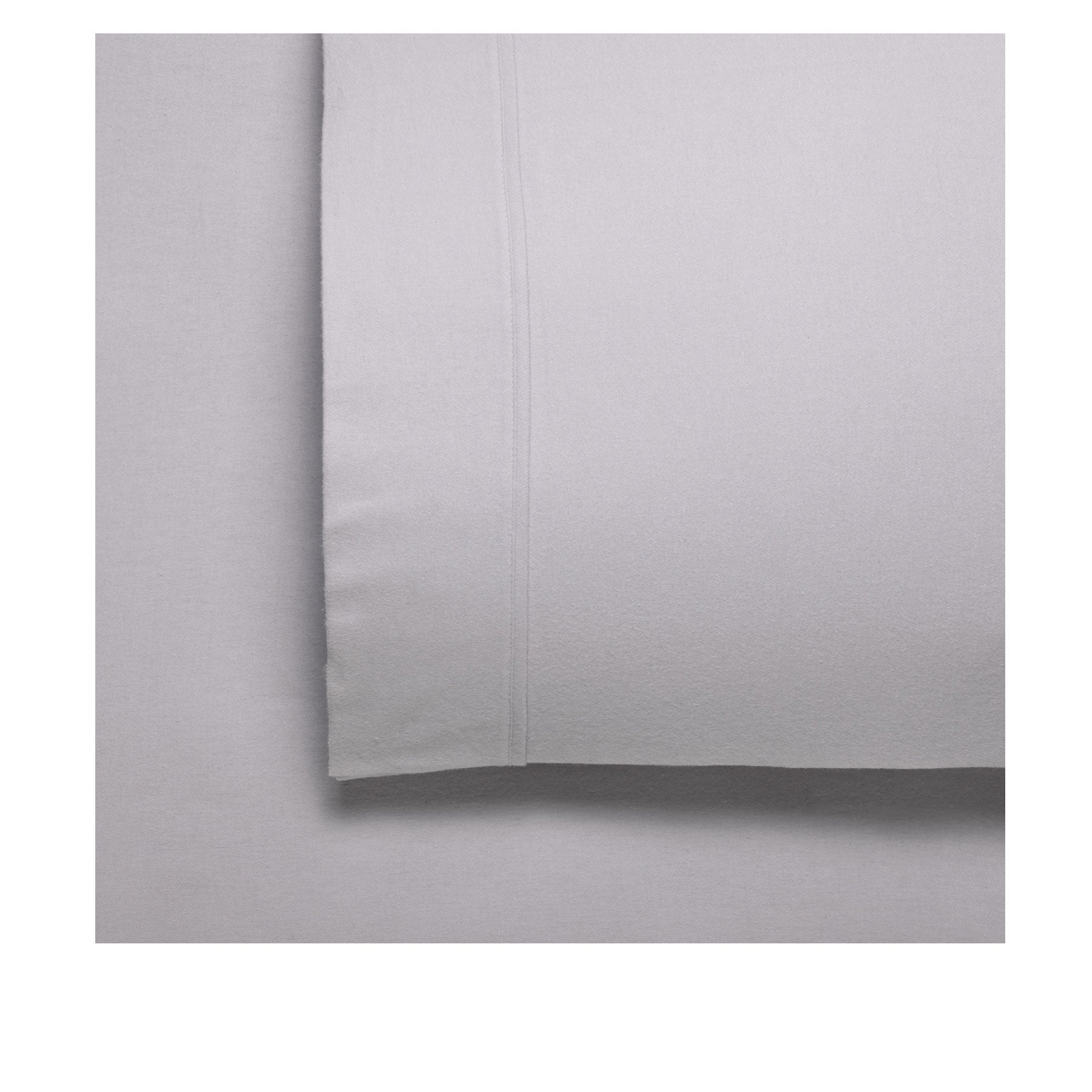 Bianca Fletcher Flannelette Cotton Sheet Set Stone Super King