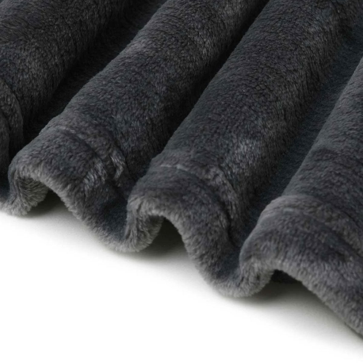 Grey Super Soft Hooded Blanket Extra Large