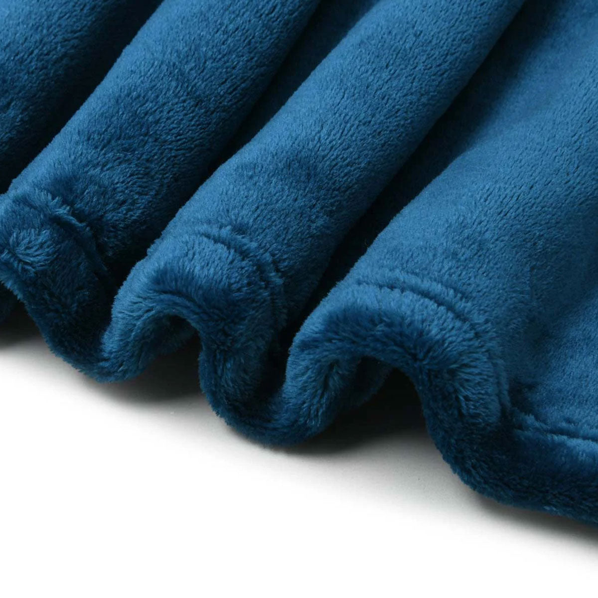 Ink Blue Super Soft Hooded Blanket Extra Large