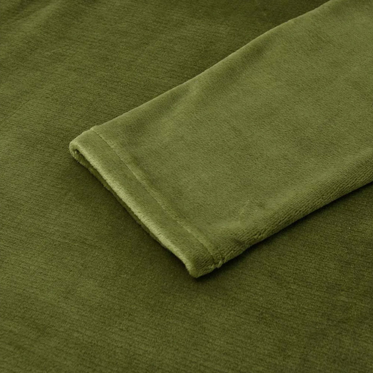 Moss Green Super Soft Hooded Blanket Extra Large