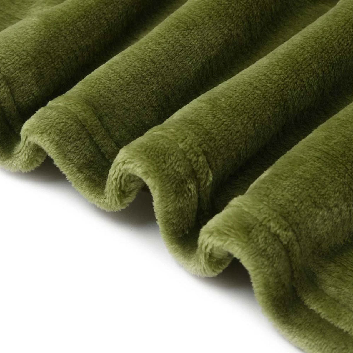 Moss Green Super Soft Hooded Blanket Small/Medium