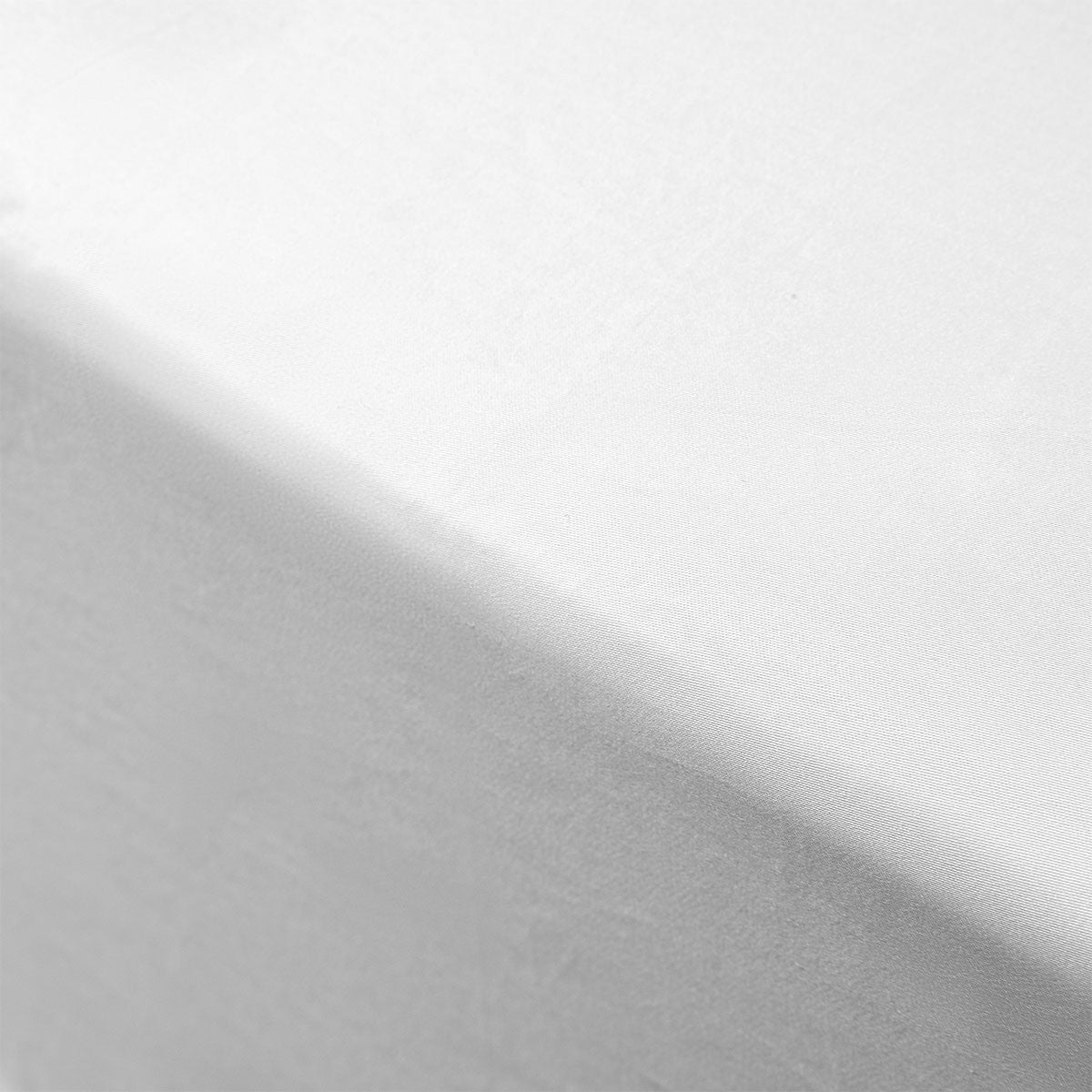 400TC White Bamboo Cotton Fitted Sheet 40cm Wall Single