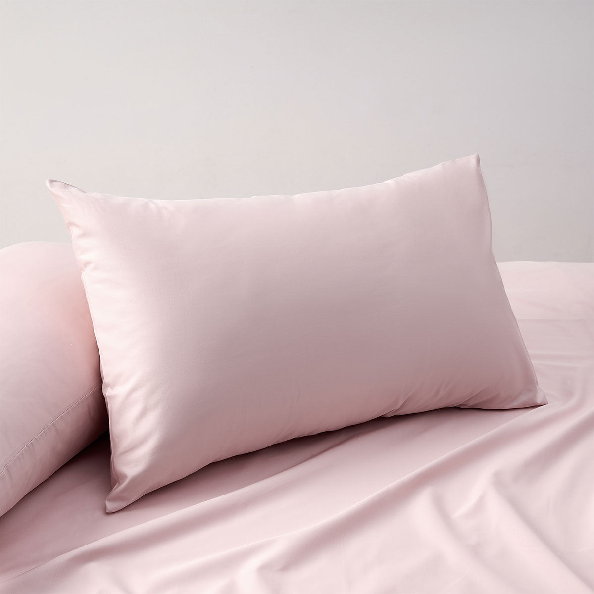 Blush 400TC Bamboo Cotton Pair of Standard Pillowcases 48 x 73 + 15cm