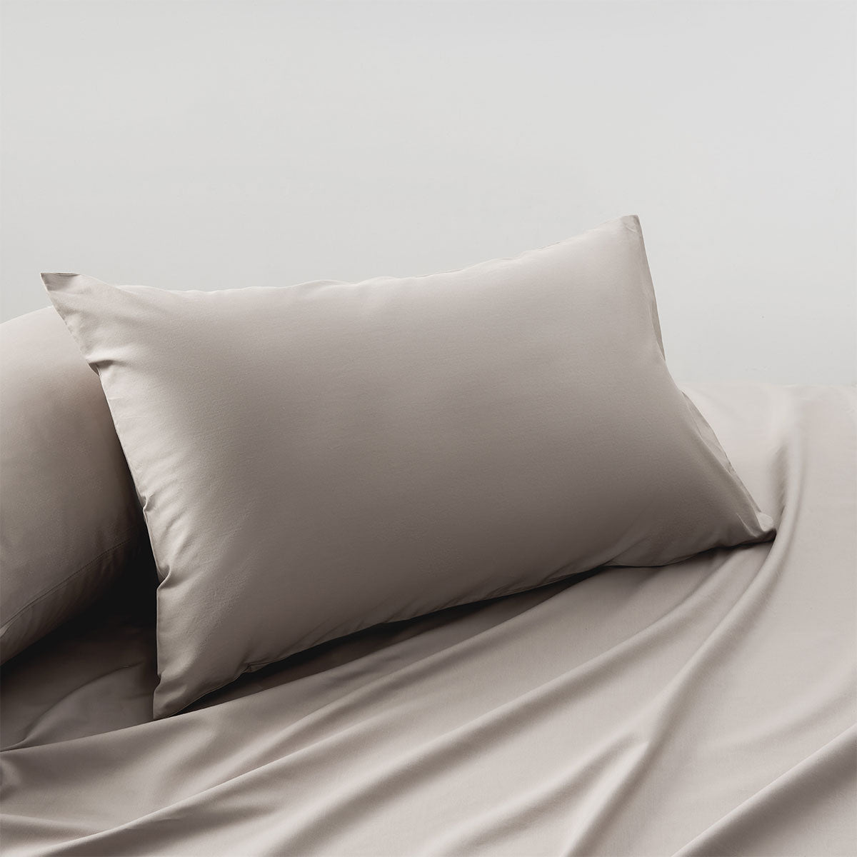 Stone 400TC Bamboo Cotton Pair of Standard Pillowcases 48 x 73 + 15cm