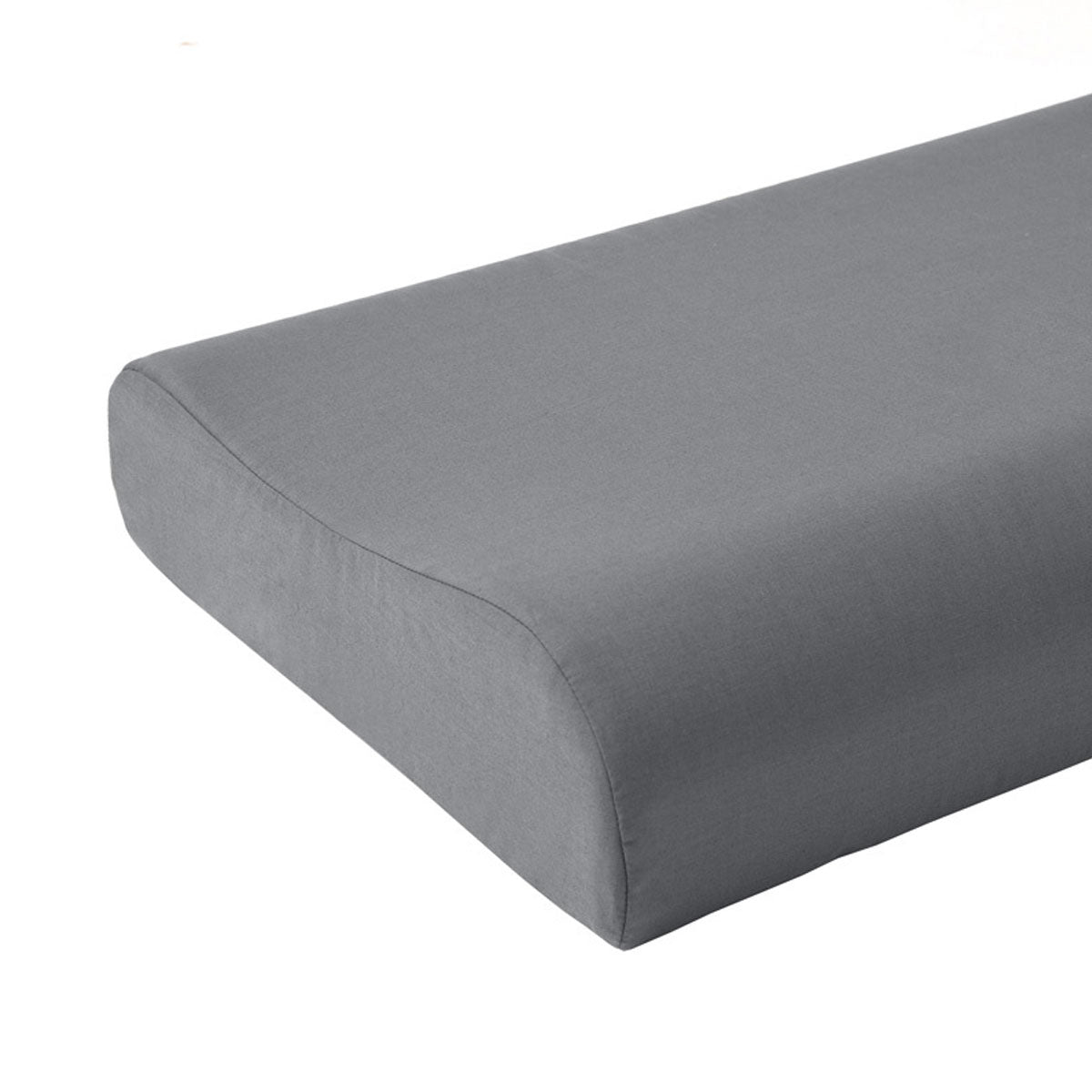 Charcoal Cotton Rich Contour Pillowcase 40x60x12cm