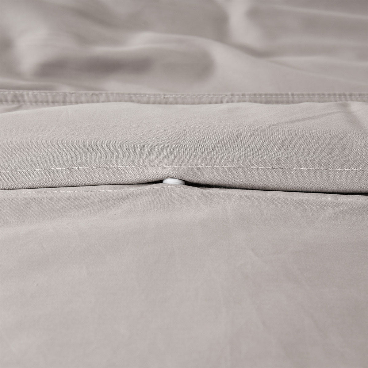 Stone 400TC Stone Bamboo Cotton Double Stitched Quilt Cover Set Double