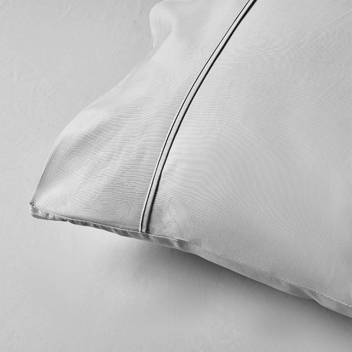 400TC Grey Bamboo Cotton Sheet Set 40cm Wall King Single