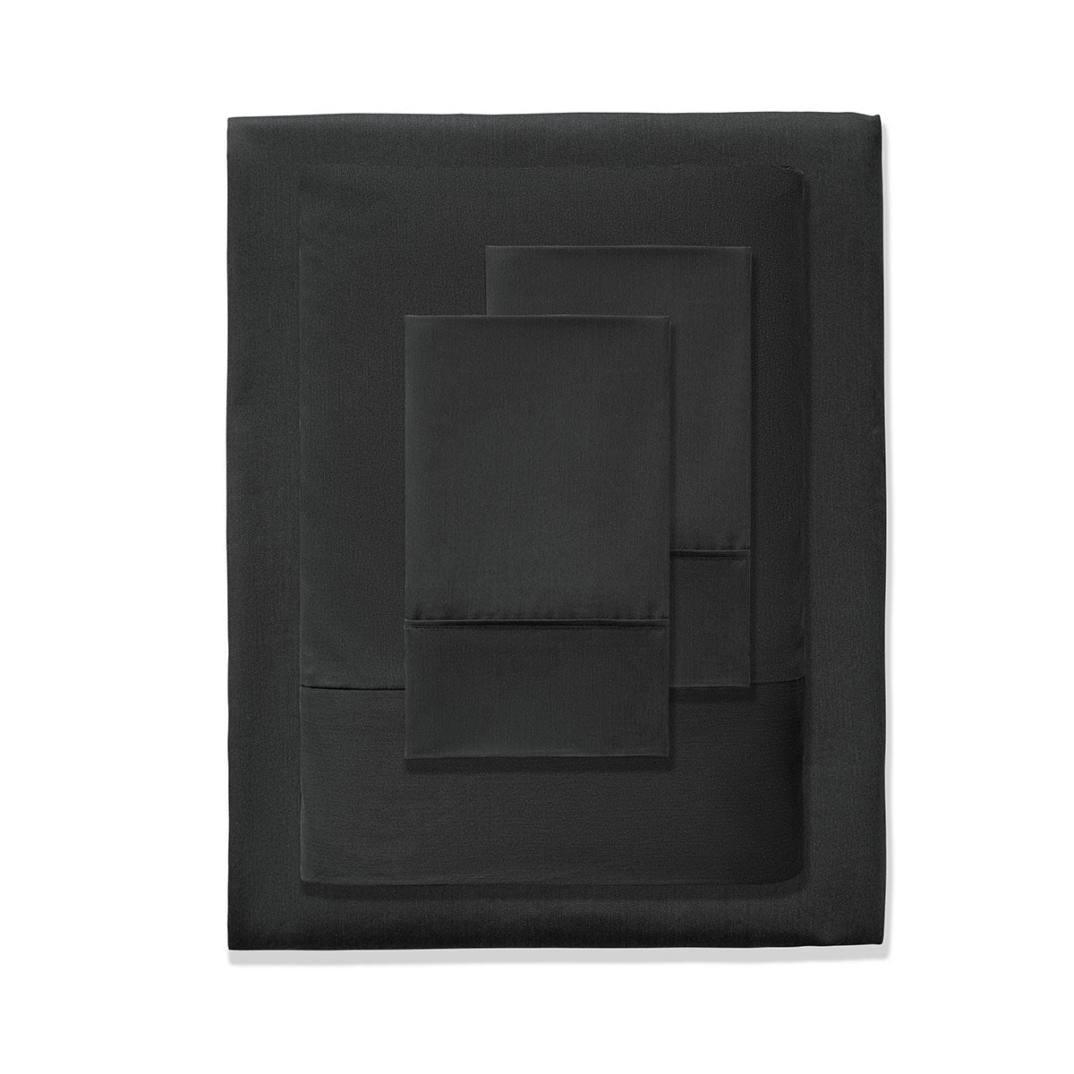 400TC Charcoal Bamboo Cotton Mega / Super Sheet Set 50cm Wall King