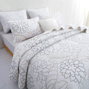 100% Cotton Coverlet Set Eliana Queen
