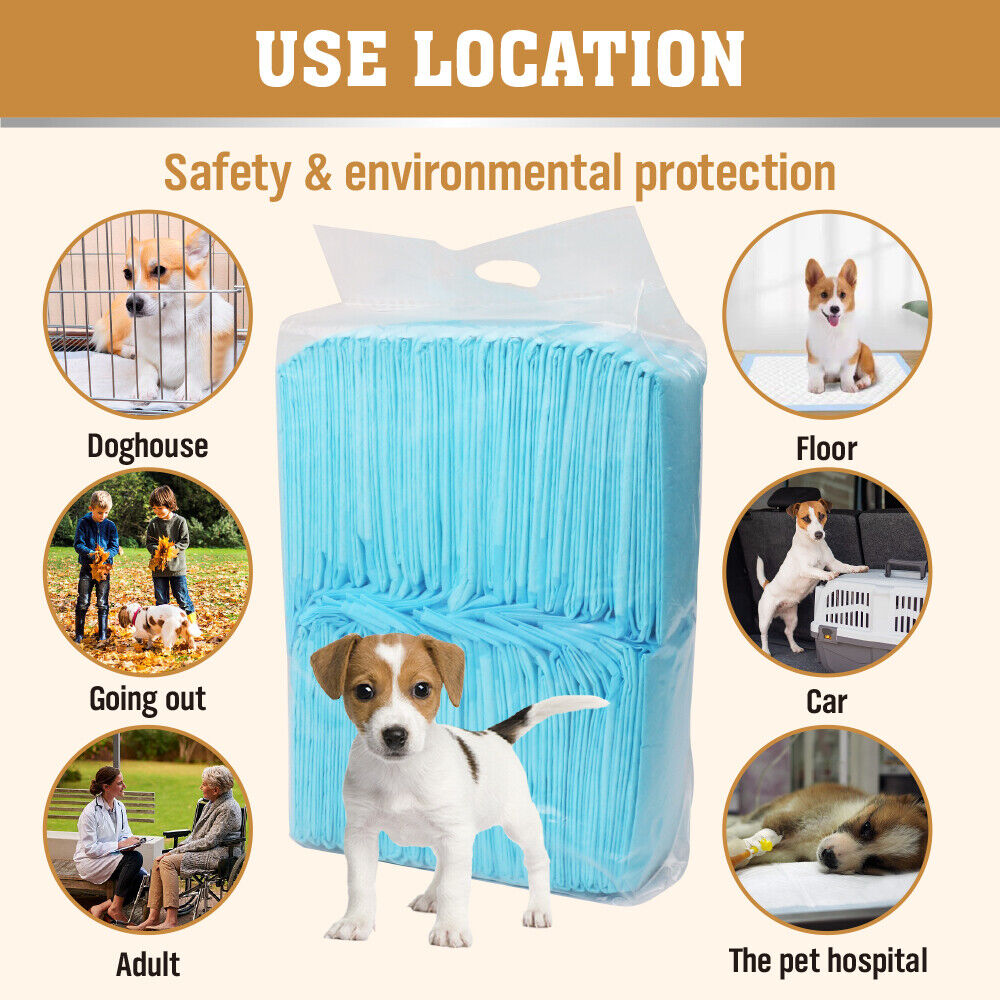 Pet Training Pad 400 Puppy Pads Toilet Pee Indoor Absorbent 60x60cm Dog