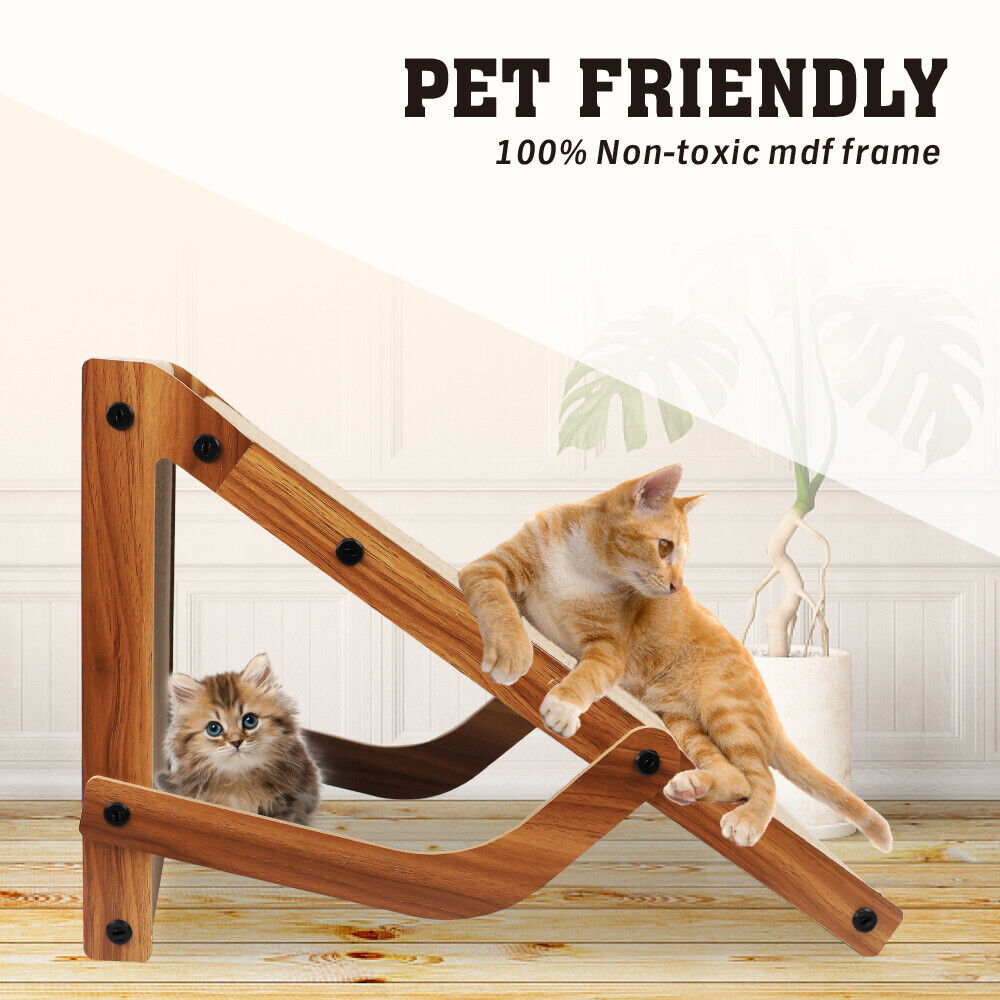 Cat Scratching Scratcher Board Cat Tree Pad Lounge Toy Corrugated Cardboard