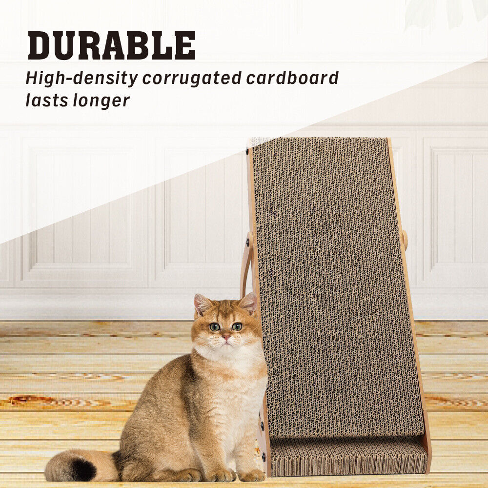 Cat Scratching Scratcher Board Cat Tree Pad Lounge Toy Corrugated Cardboard