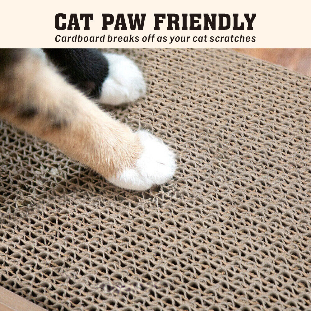 Cat Scratching Scratcher Board Cat Tree Pad Lounge Toy Corrugated Cardboard