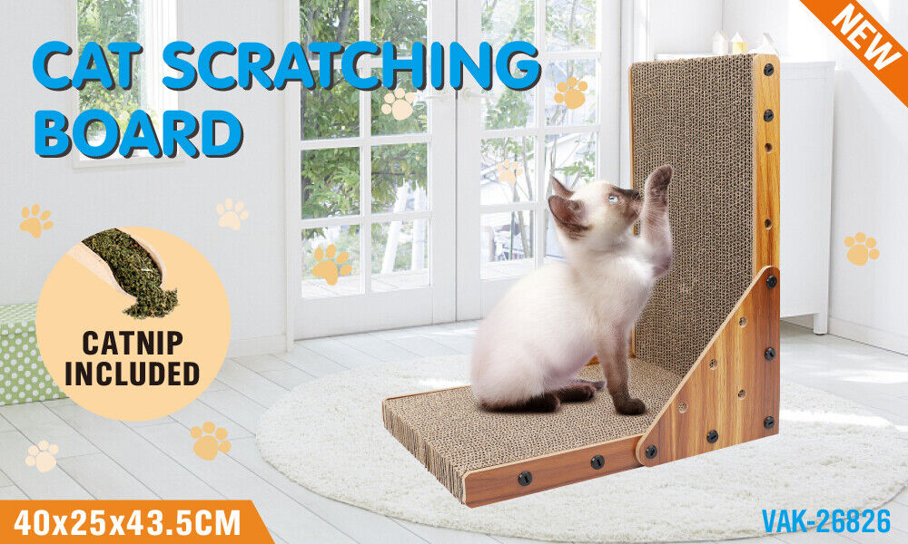Cat Scratch Pad Cardboard Kitten Cat Scratcher Scratching Board Scatch Toy